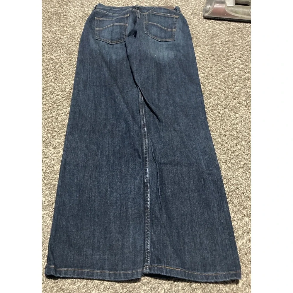 Lee Premium Select Jeans Boys 18R Dark Wash Straight Leg Stretch Denim 28x32
